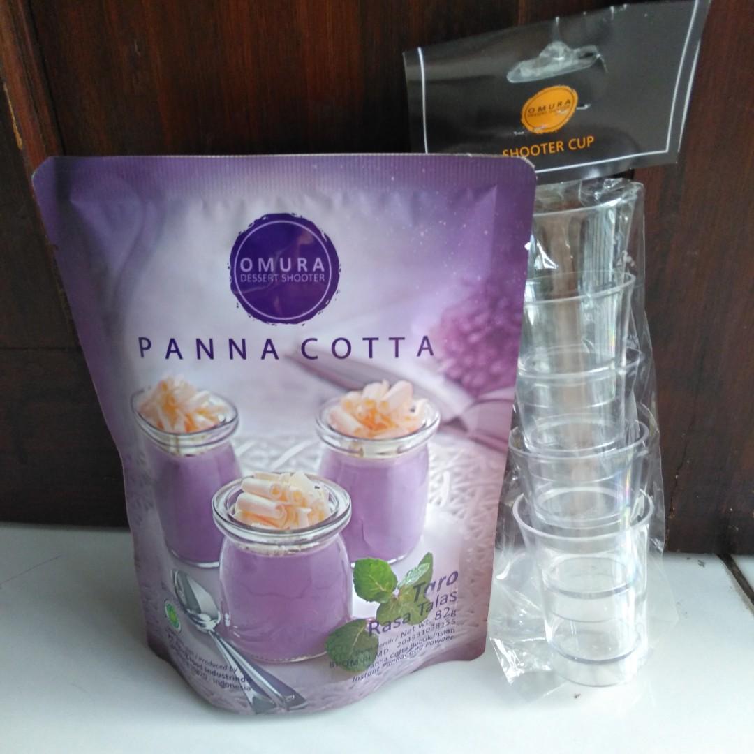 Omura Panna Cotta Taro Atau Matcha Makanan Minuman Minuman Tidak Beralkohol Di Carousell