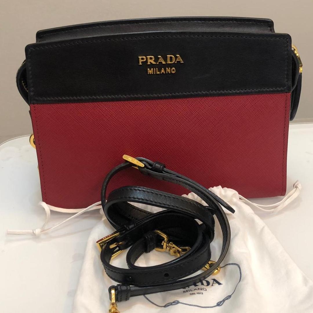 prada saffiano city calf