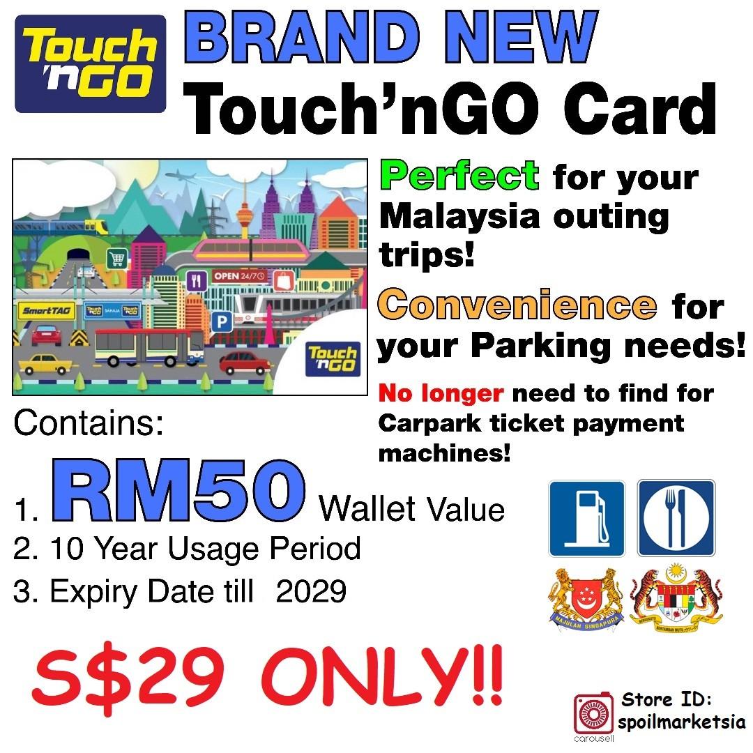 Rm50 Touch N Go Card Travel Travel Essentials Travel Accessories On Carousell