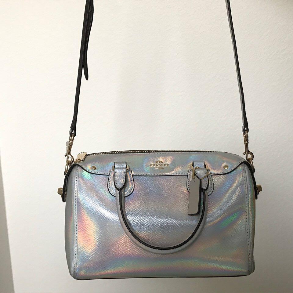 Holographic best sale coach bag