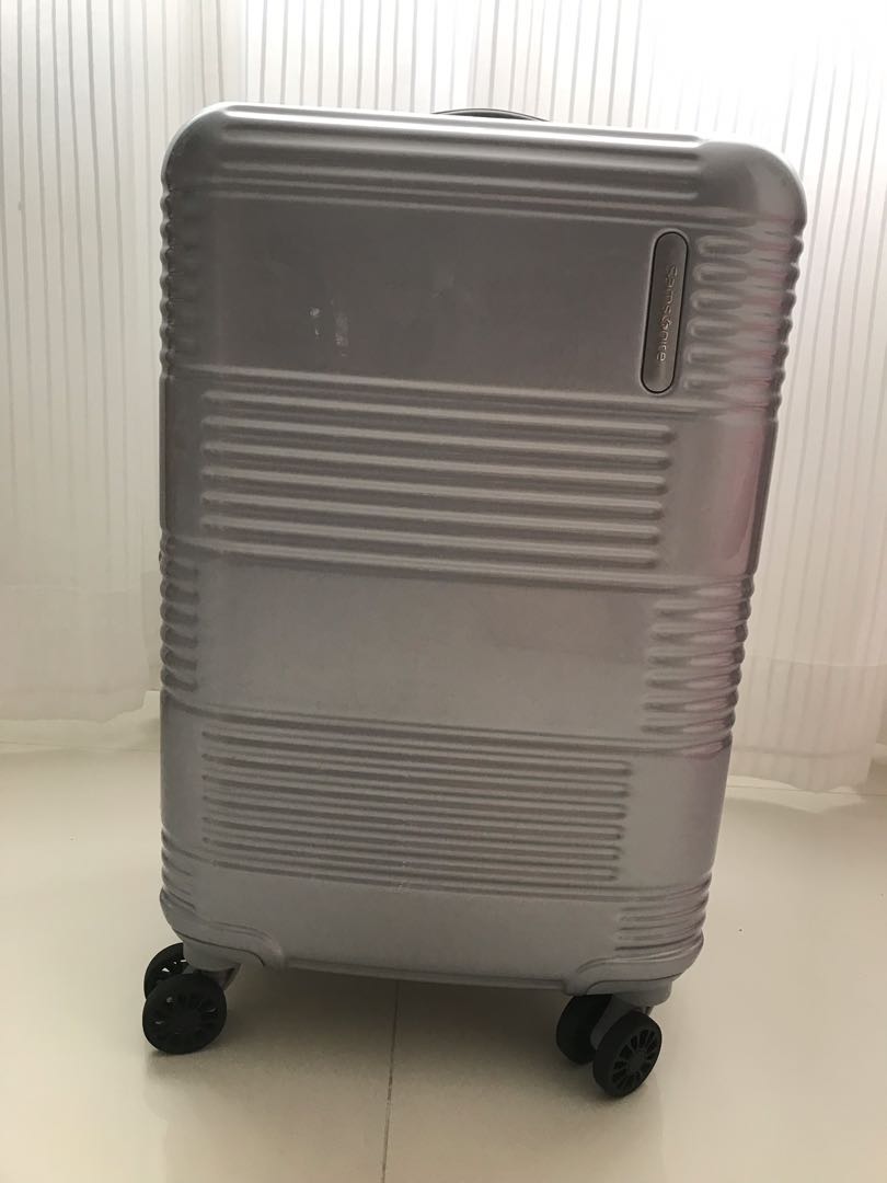 Samsonite Mazon Expandable Silver Cabin Luggage Travel Travel