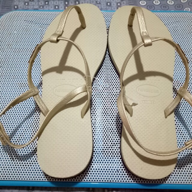 Sand Grey Riviera Thong, Women's Fashion, Footwear, Loafers on Carousell