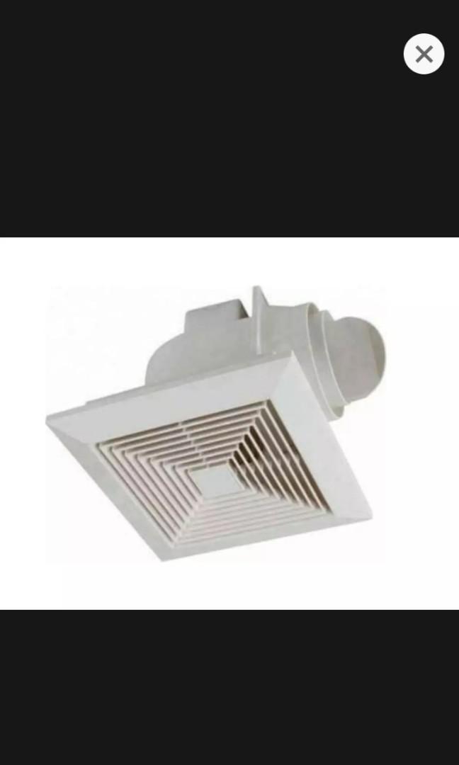 Shutter 25cm 10 Ceiling Mount Exhaust Ventilating Fan On Carousell