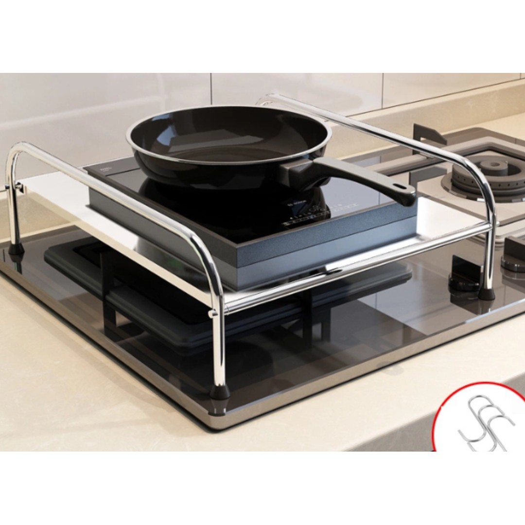 Stove Hob Induction Cooker Cover Rack Shelf Home Appliances