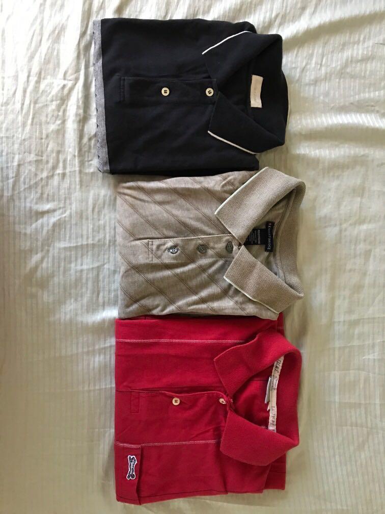 Take all Men’s polo (Category: Tshirts & Polo Shirts ) located in Cebu City. Submitted by lux_declutter (Listing ID 234751262, Image 1). Description: KonMari- ing. Decluttering polos Fits L- XL Just needs to get washed since stored for quite some time Tip: If you want these shirt crisp try the starch method (search more about it on google) .