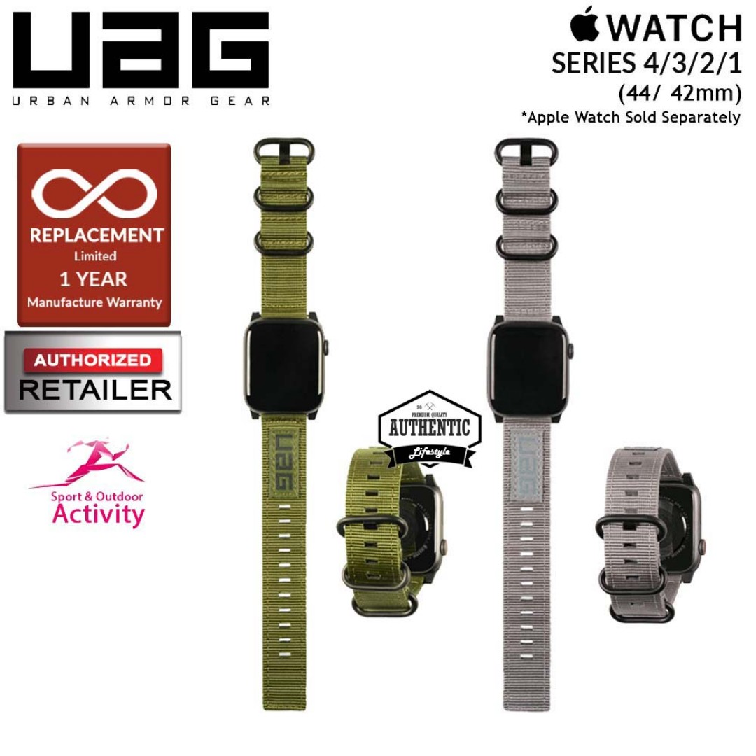 UAG Nato Strap for Apple Watch Series 4 3 2 1 44mm 42mm