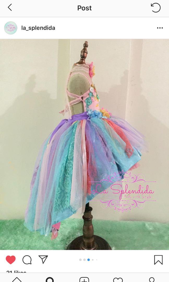 unicorn inspired gown