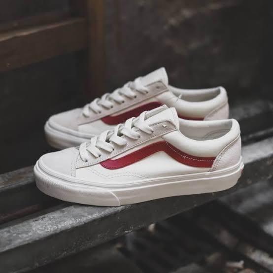 Marshmallow red vans shop