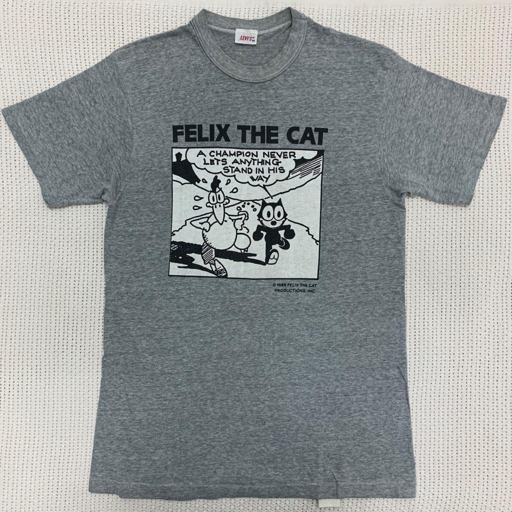 Vintage Levis x Felix the Cat T-Shirt, Men's Fashion, Tops & Sets, Tshirts  & Polo Shirts on Carousell