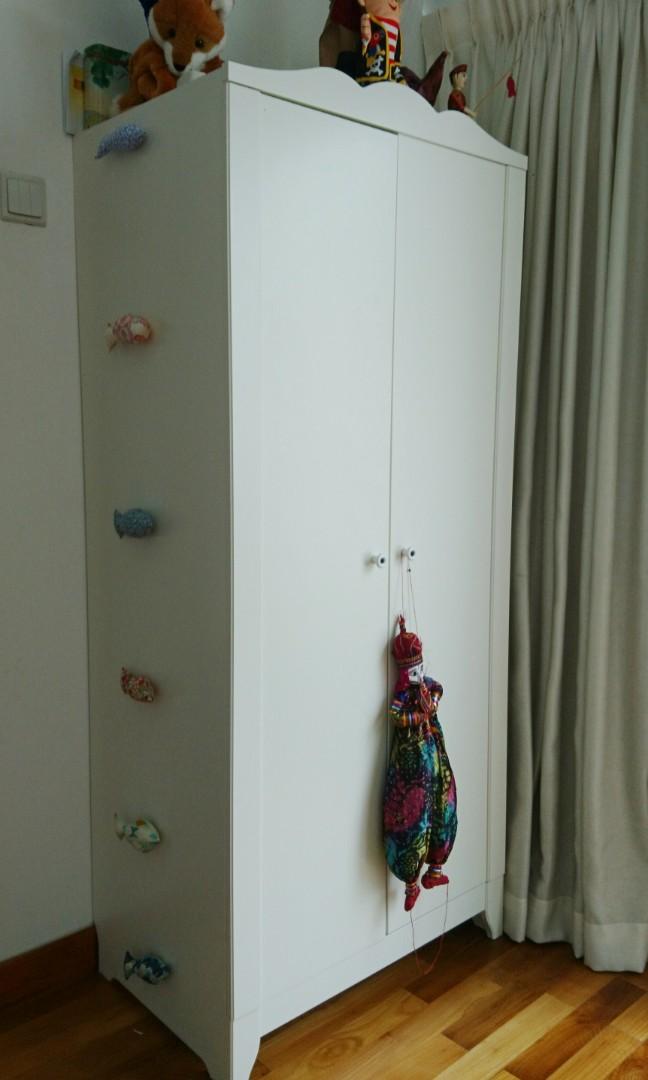 Wardrobe Kids Ikea Furniture Shelves Drawers On Carousell