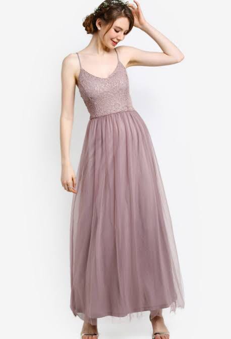 zalora long gown