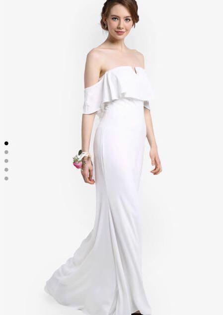 zalora long dress