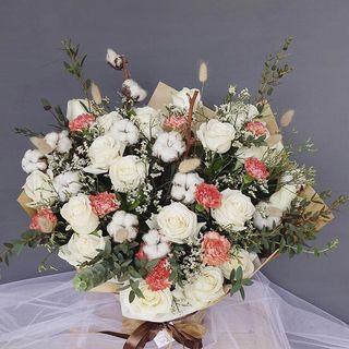 Artificial Bridal Hand Bouquet