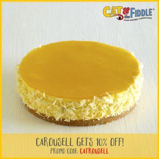 Mango Cheesecake by Cat & the Fiddle - Perfect for Birthdays!