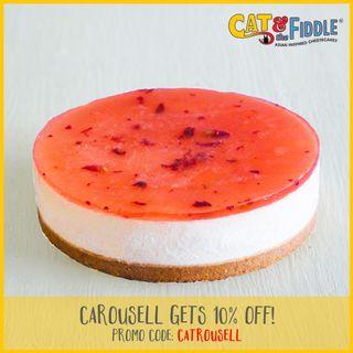 Lychee Cheesecake by Cat & the Fiddle - Perfect for Birthdays!