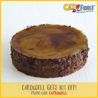 Yuan Yang Coffee & Tea Cheesecake by Cat & the Fiddle - Perfect for Birthdays!