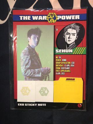 [Official Item] EXO The Power of Music Sticky Note Set - Sehun