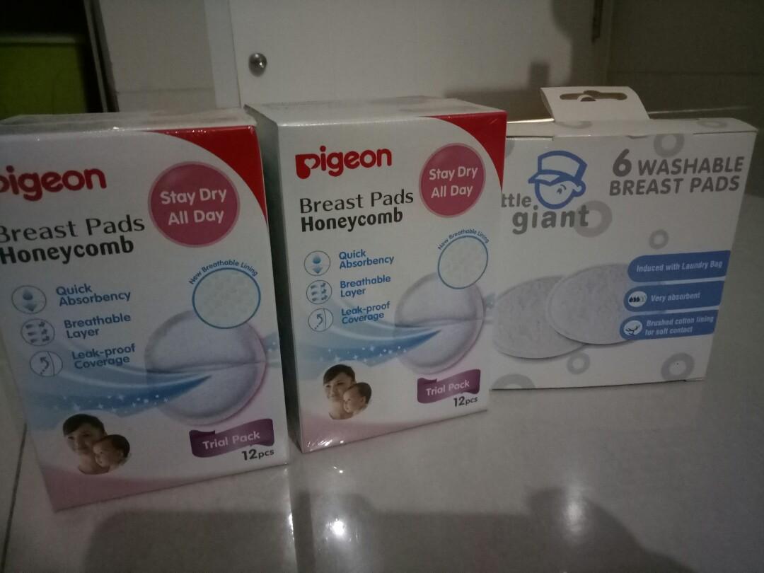 Philips Avent Washable Breast Pads isi 6 pcs bisa dicuci + free