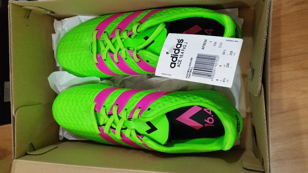 Adidas Ace FxG J Size UK 4 Football Shoes, Men's Fashion, Activewear on Carousell