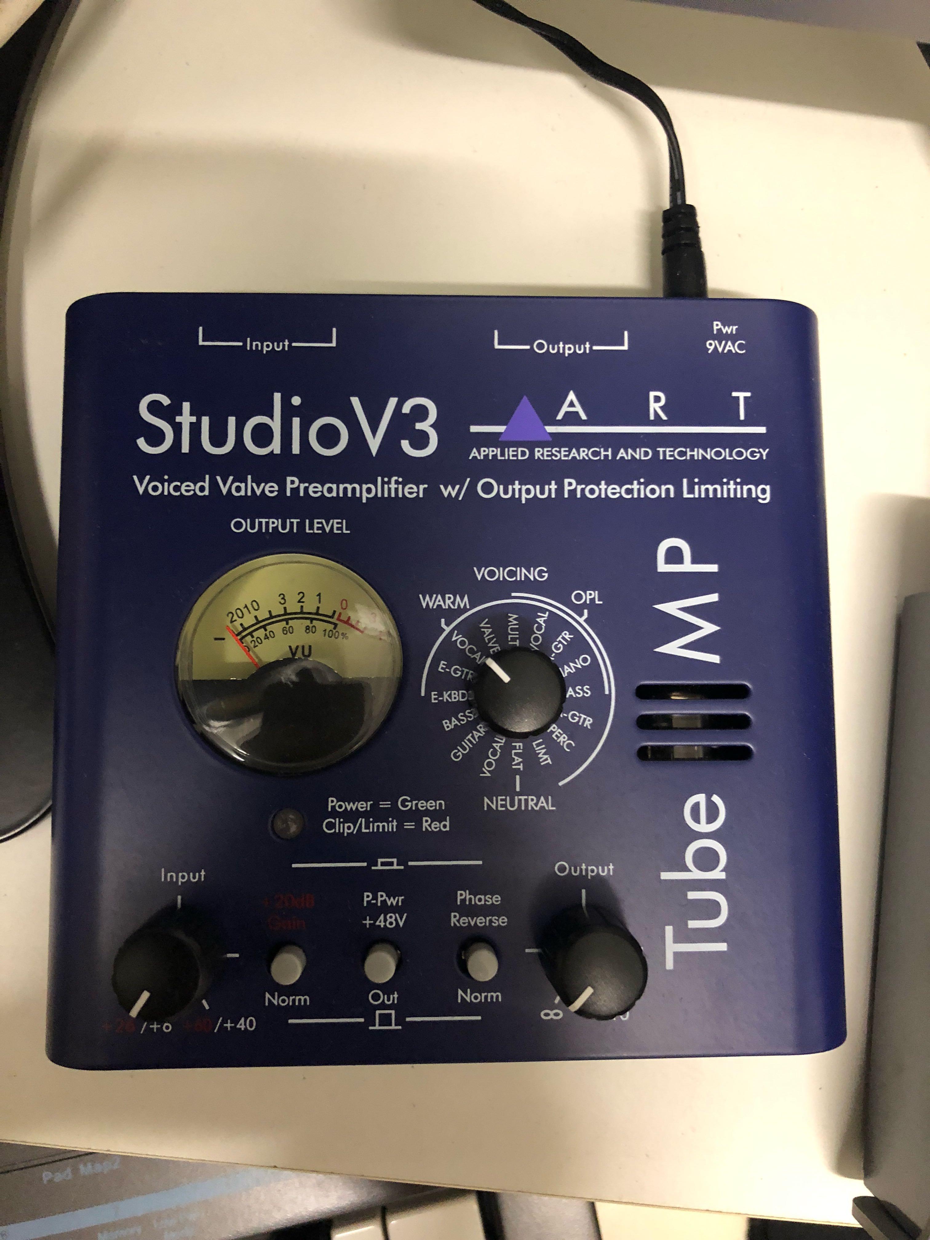 Art Tube Mp Studio V3 Mic Preamp Electronics Audio On Carousell