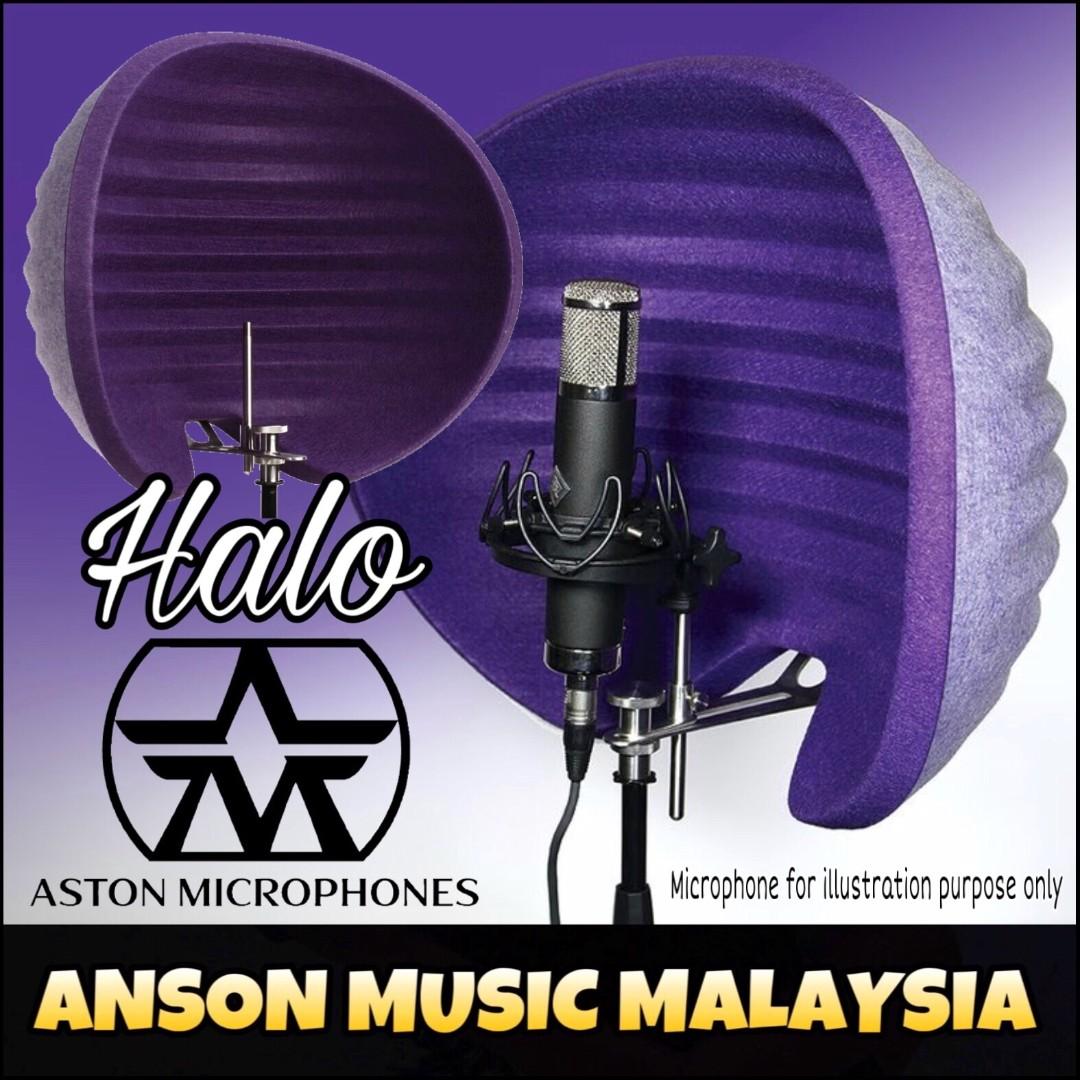 Microphones　on　Hobbies　Reflection　and　Filter　Music　Accessories　Carousell　Media,　Portable　Vocal　Toys,　Booth,　Music　Aston　Halo
