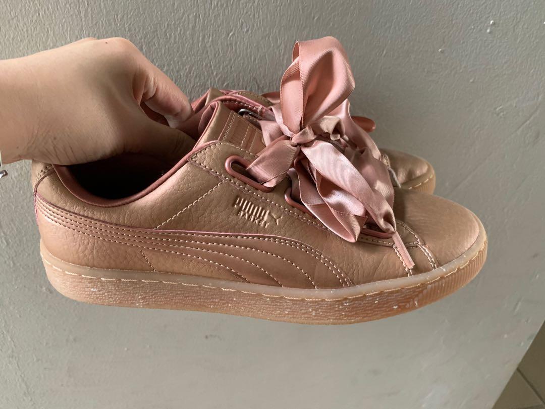 Puma shoes discount with bow laces