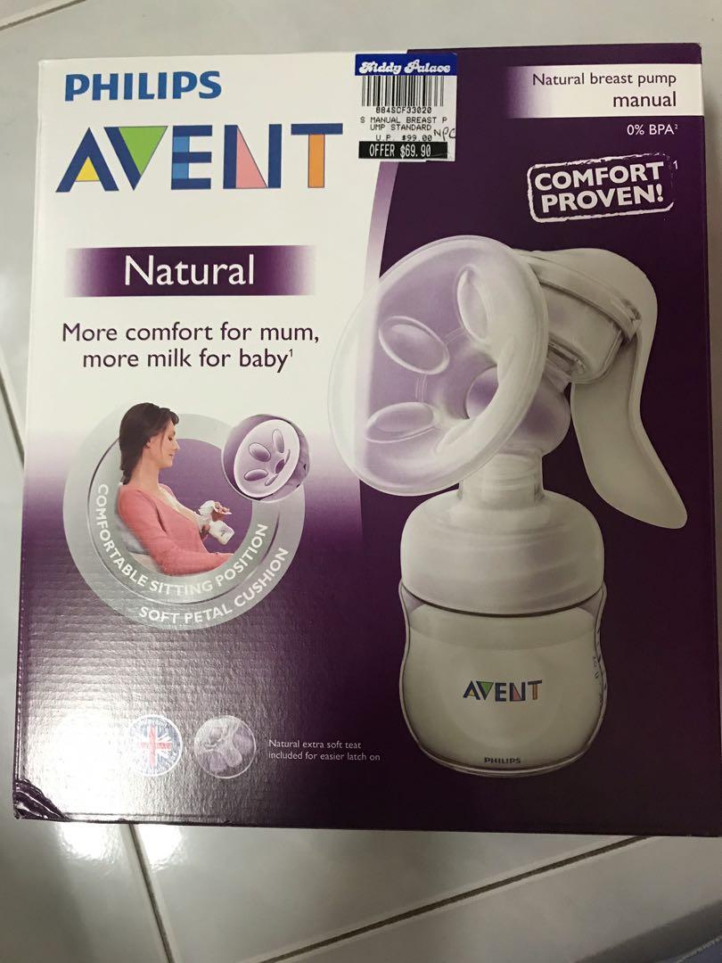 Avent Manual Breast Pump Babies Kids Nursing Feeding On