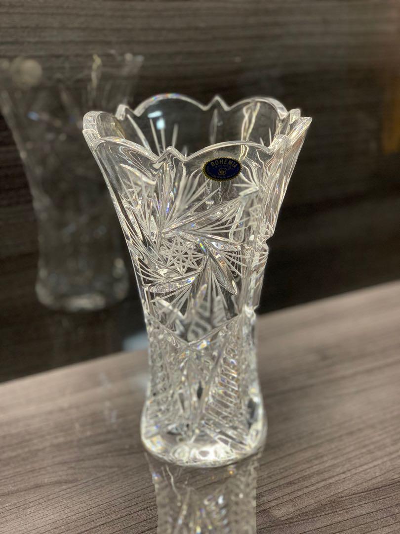 Bohemia Crystal Vase Furniture Home Decor Others On Carousell