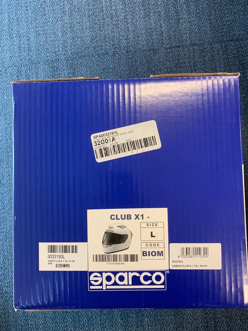 Brand New Original Sparco Club X1 Helmet, Car Accessories, Accessories on  Carousell