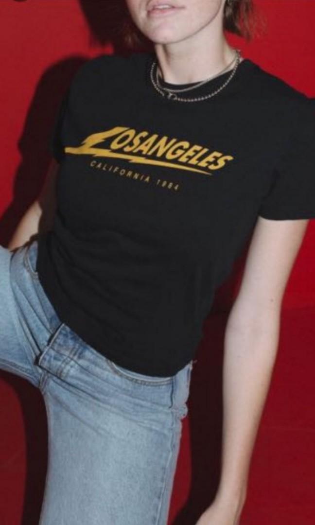 Brandy Melville Los Angeles Crop Top Women S Fashion Tops Other Tops On Carousell Brandy Melville Los Angeles Crop Top Women S Fashion Tops Other Tops On Carousell