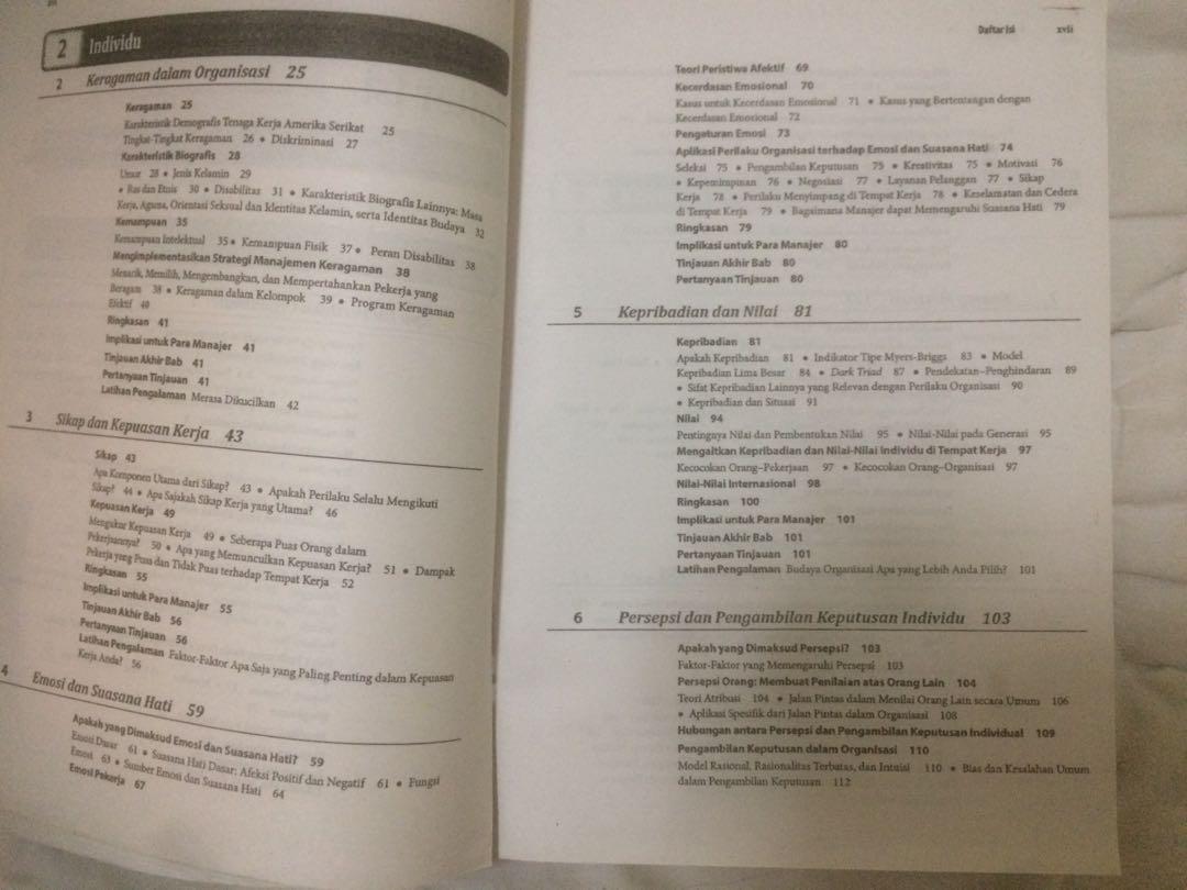 Buku Perilaku Organisasi Buku Alat Tulis Buku Di Carousell