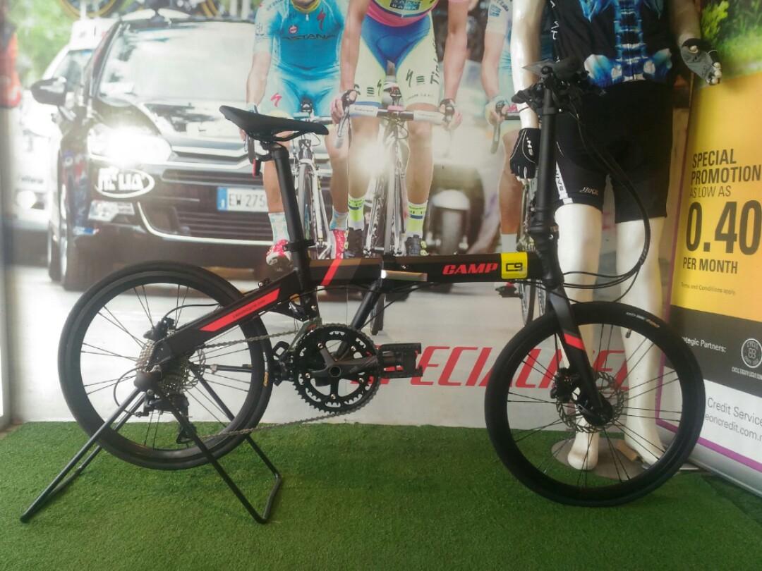 Camp c9 folding bike shop