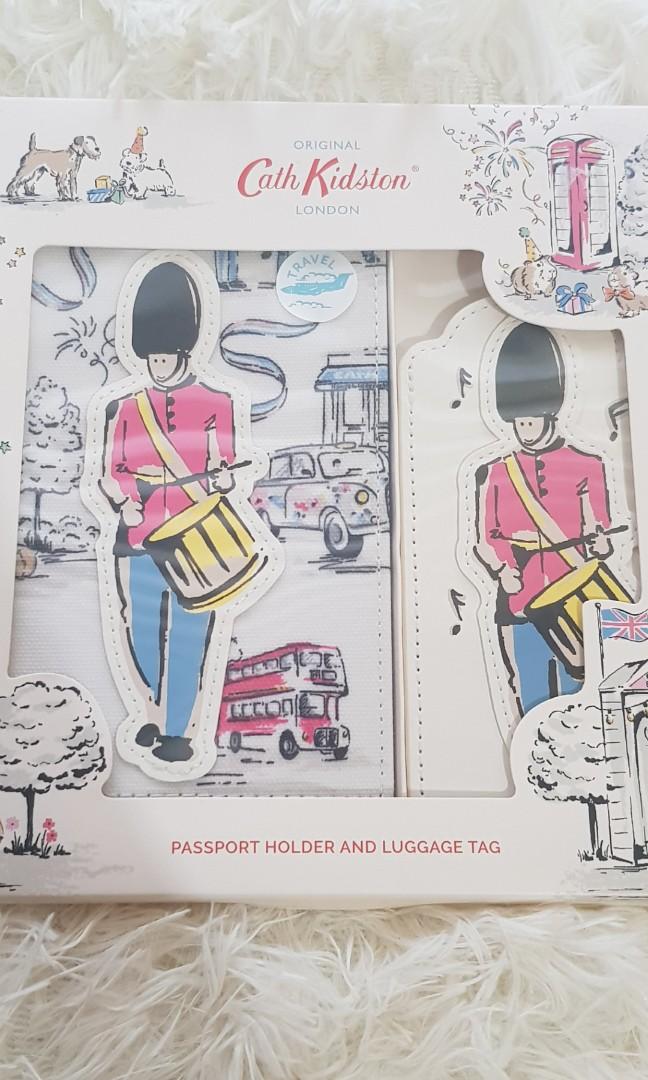 cath kidston passport holder and luggage tag