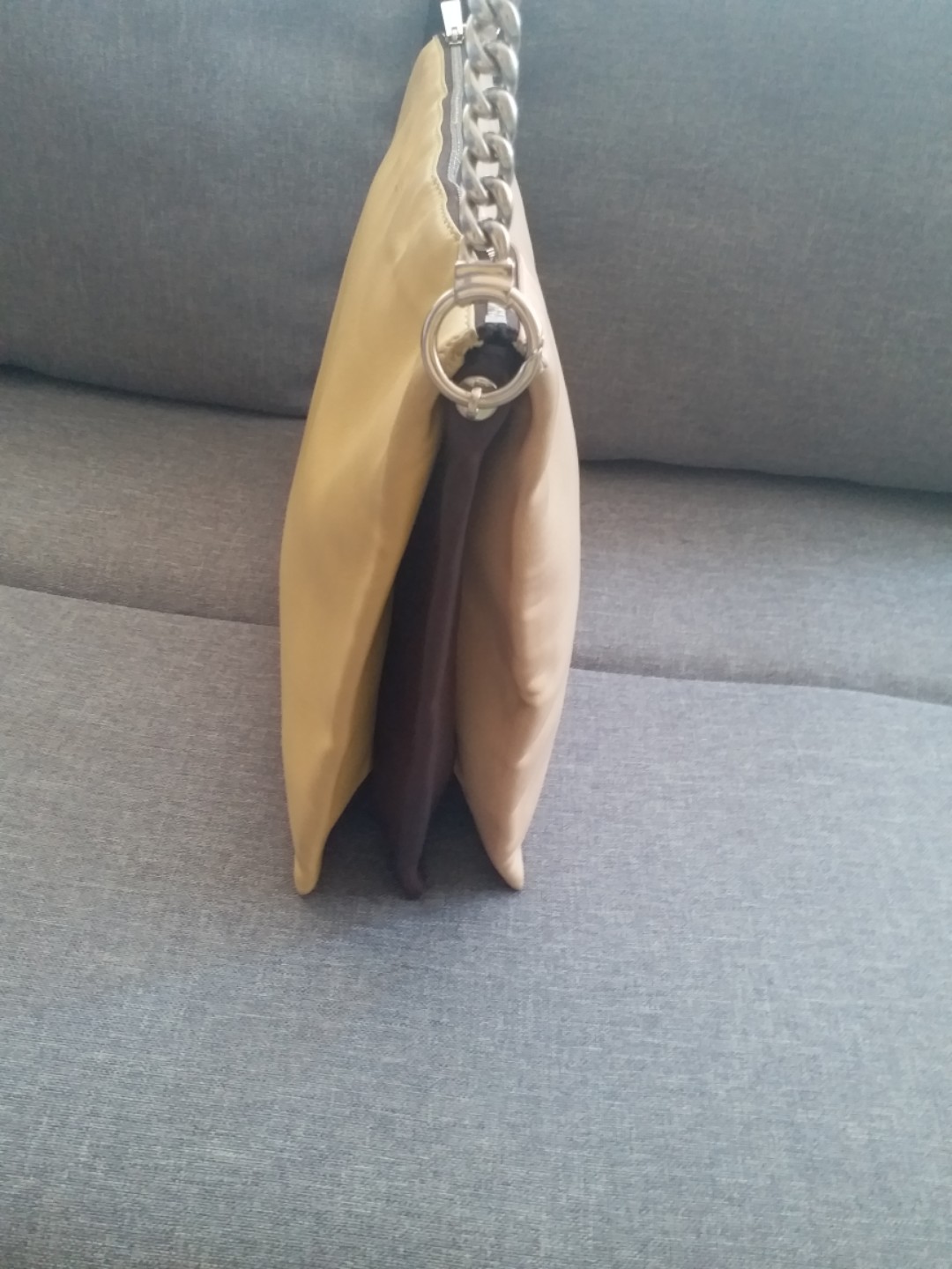 celine trio bag grey