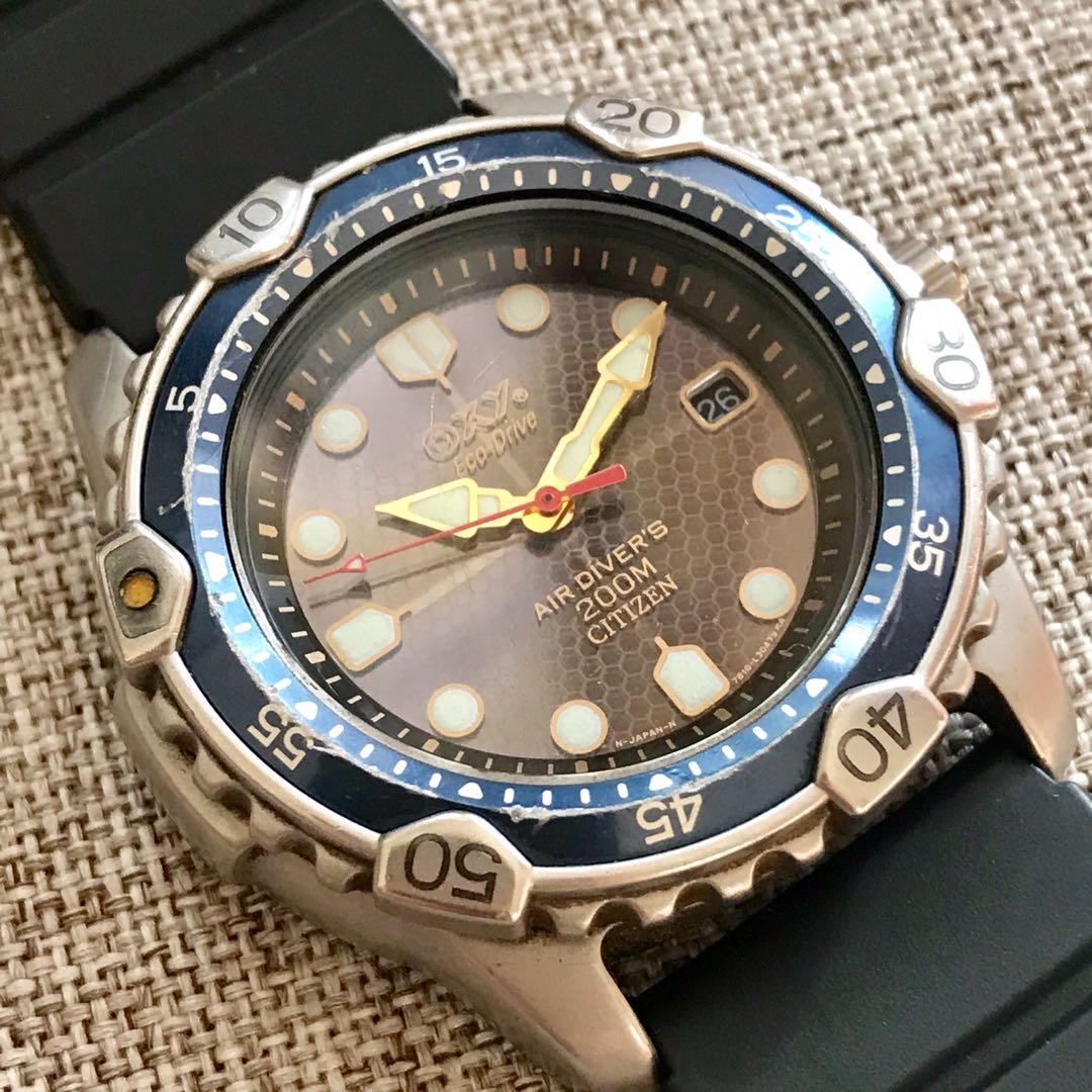 Jam Watch: Citizen Oxy Air Diver's 200m (Sold), 56% OFF