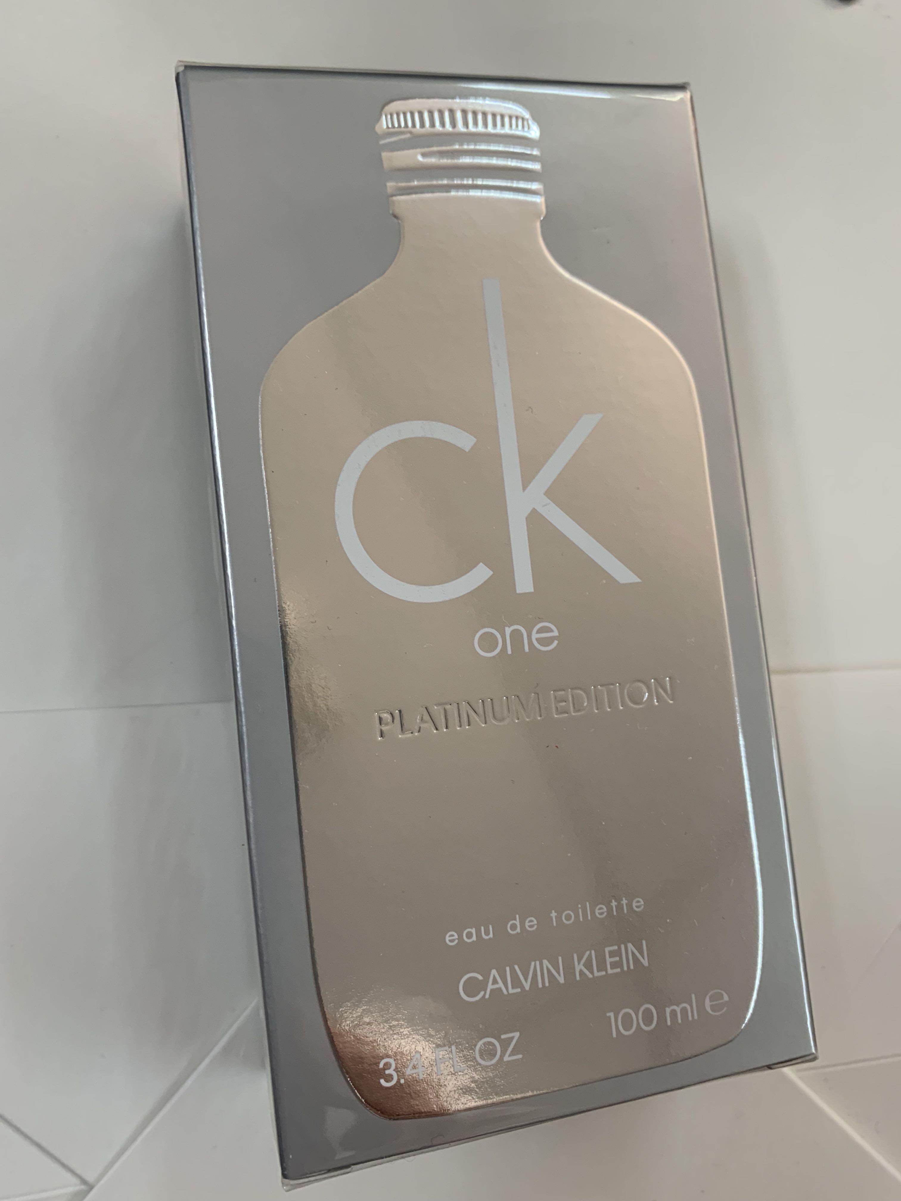 ck one platinum