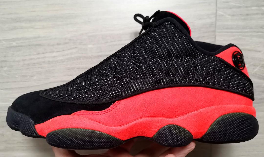 Clot x Nike Air Jordan 13 Retro Low Infra Bred. Men s Fashion Footwear Sneakers on Carousell