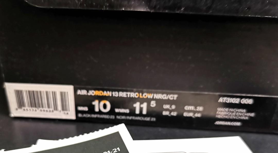 CLOT x Air Jordan 13 Retro Low 'Infra-Bred' AT3102-006