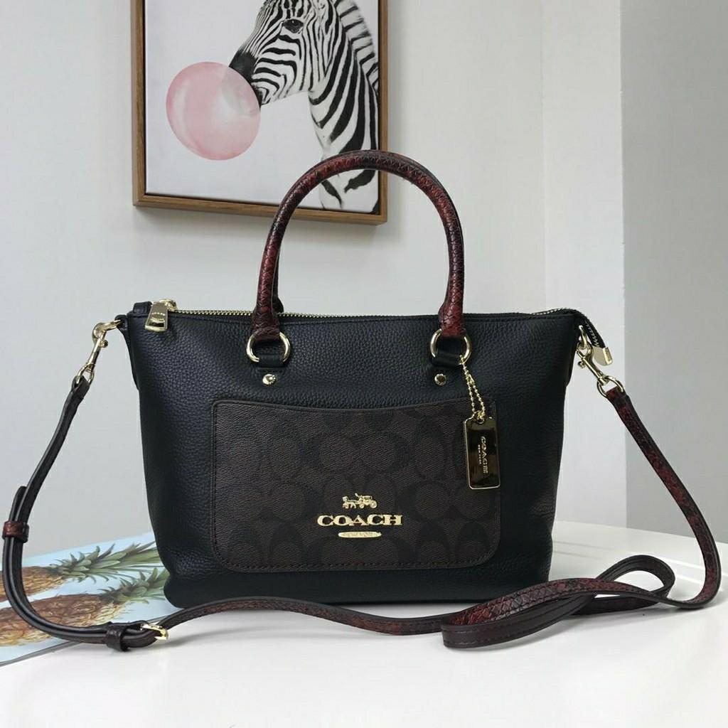 Mini emma satchel best sale in signature canvas colorblock