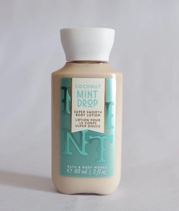 Bath Body Works Coconut Mint Drop Super Smooth Body Lotion 88ml Health Beauty Skin Bath Body On Carousell