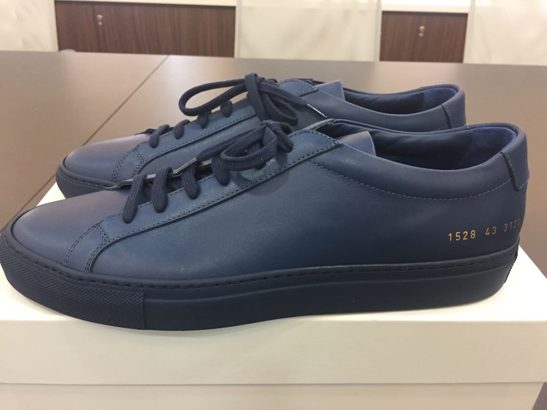 Navy blue common projects outlet