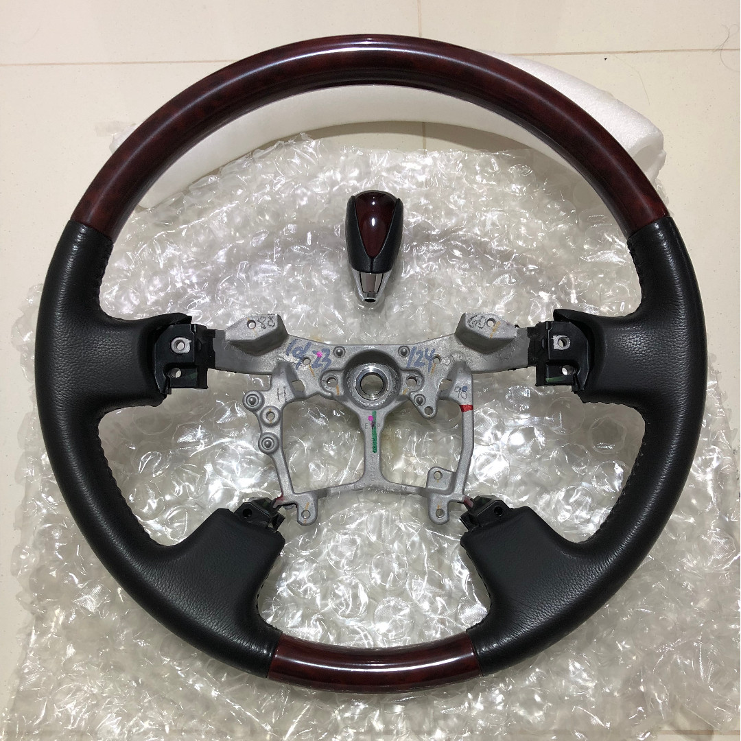 Dekit Original Woodgrain Steering Wheel & Gear Shift Knob, Car