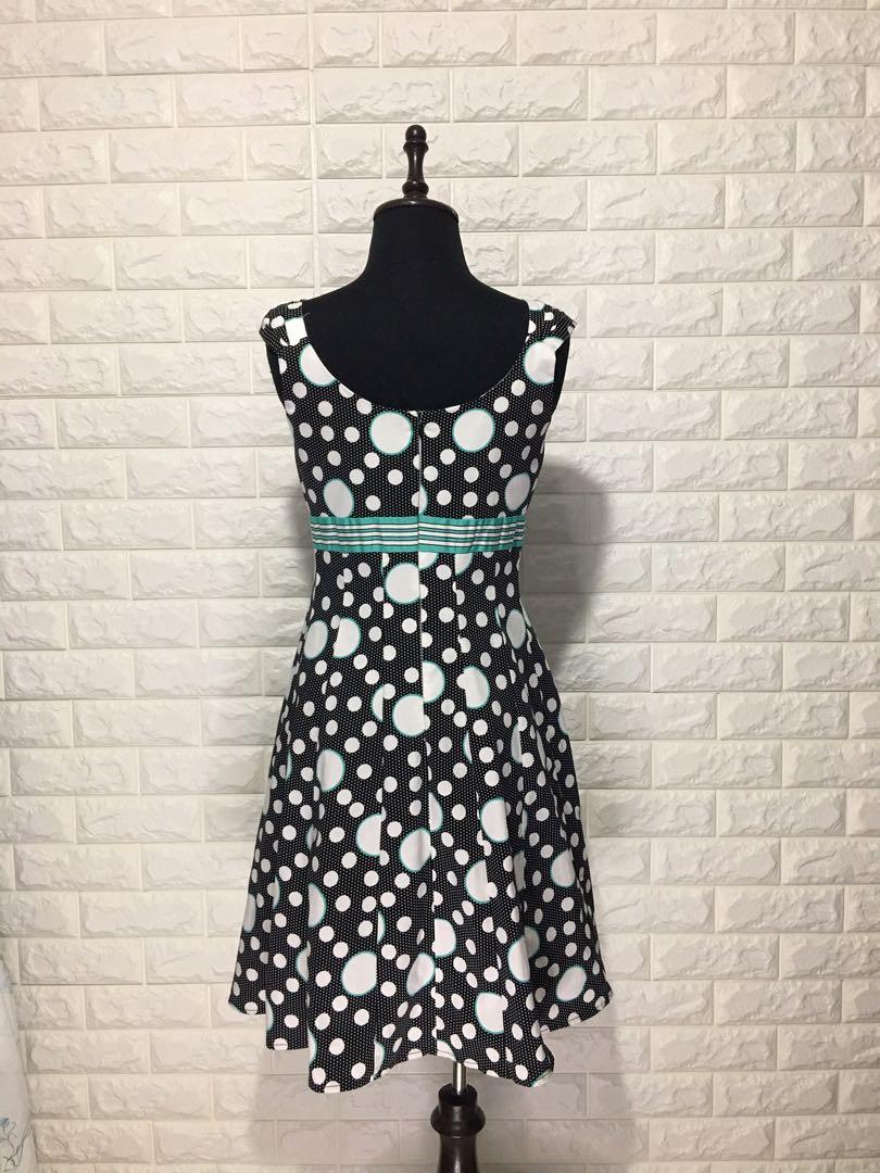Dress barn outlet polka dot dress