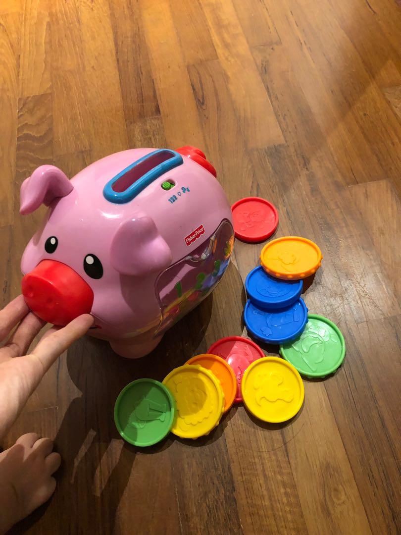 fisher price coin pig