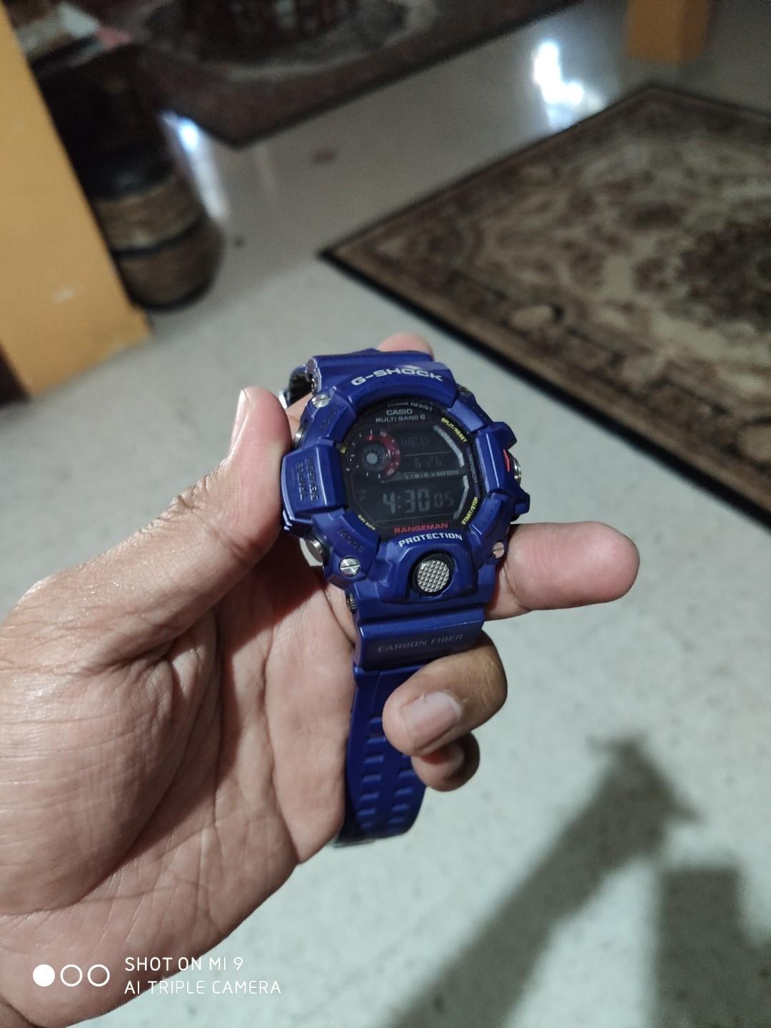 G shock rangeman blue on sale