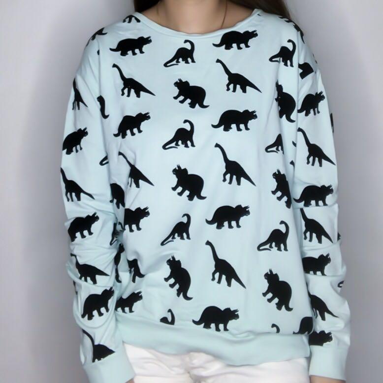 H&m dinosaur jumper clearance