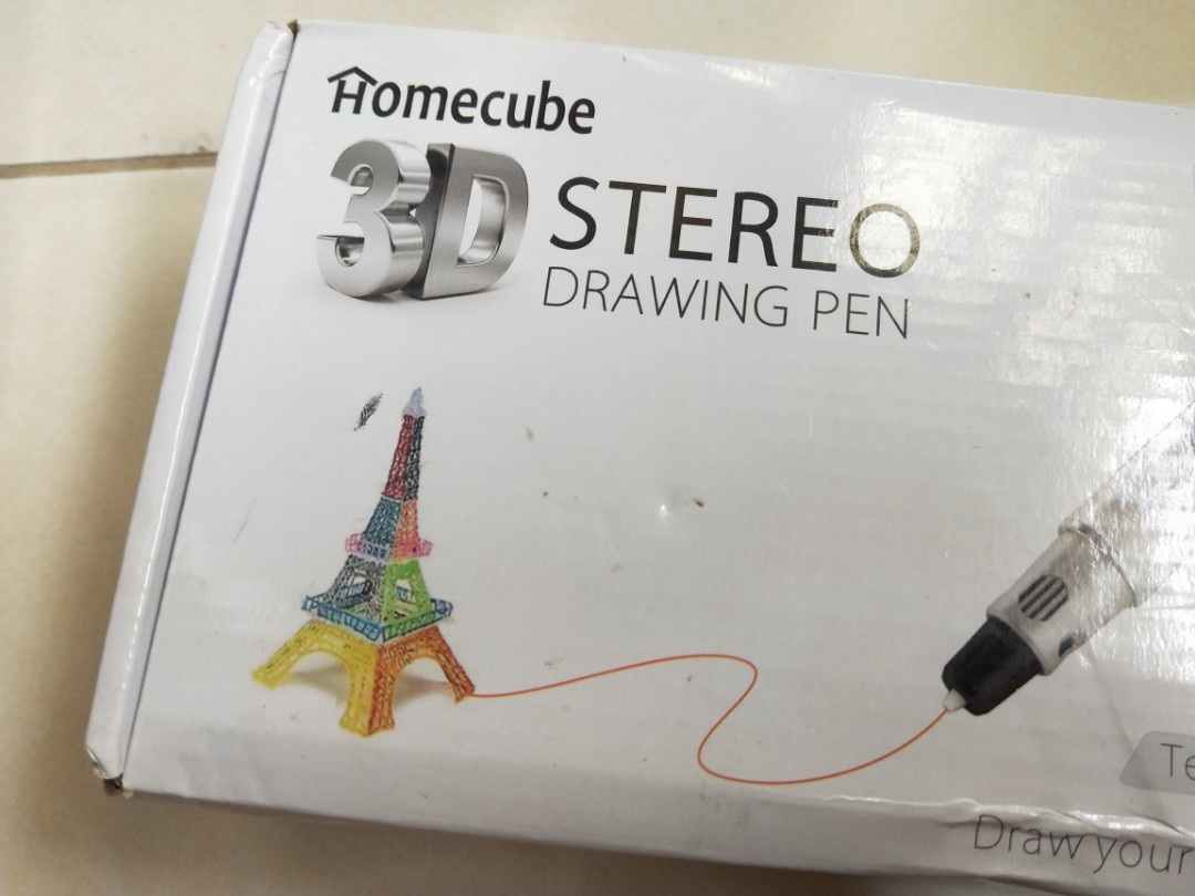 Homecube 3d Stereo Drawing Pen Electronics Others On Carousell