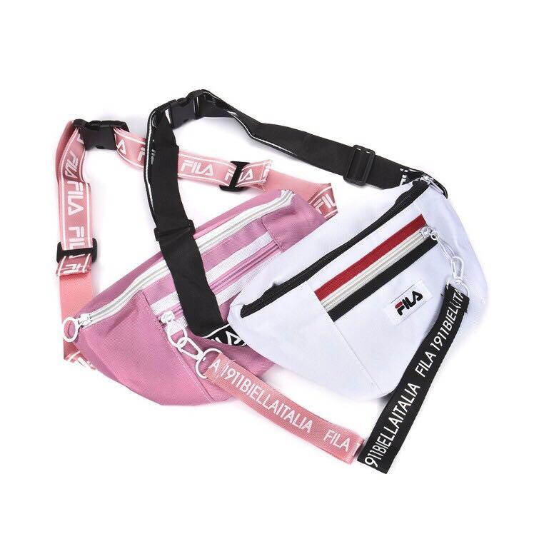 pink fila bum bag