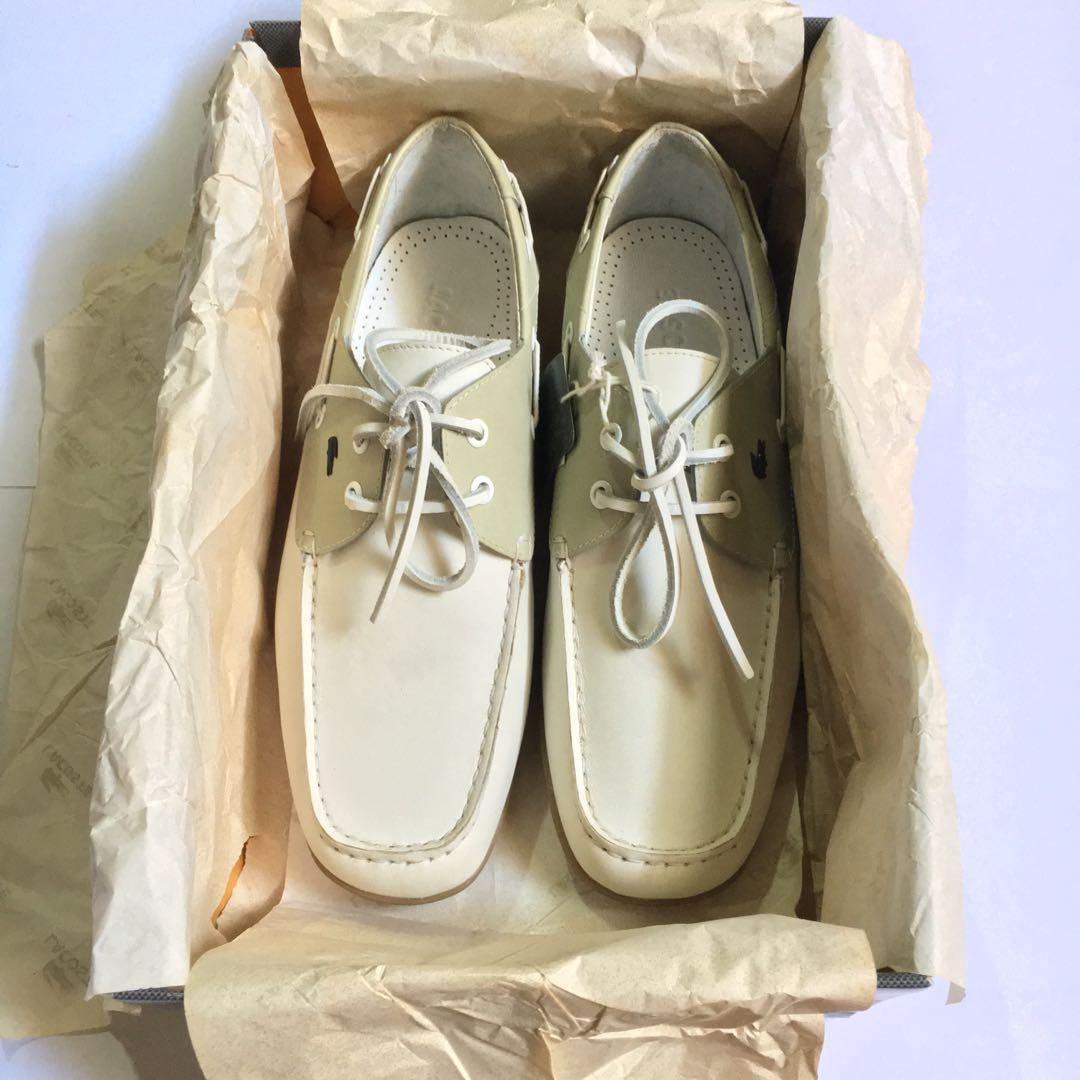 Lacoste marina sale boat shoes