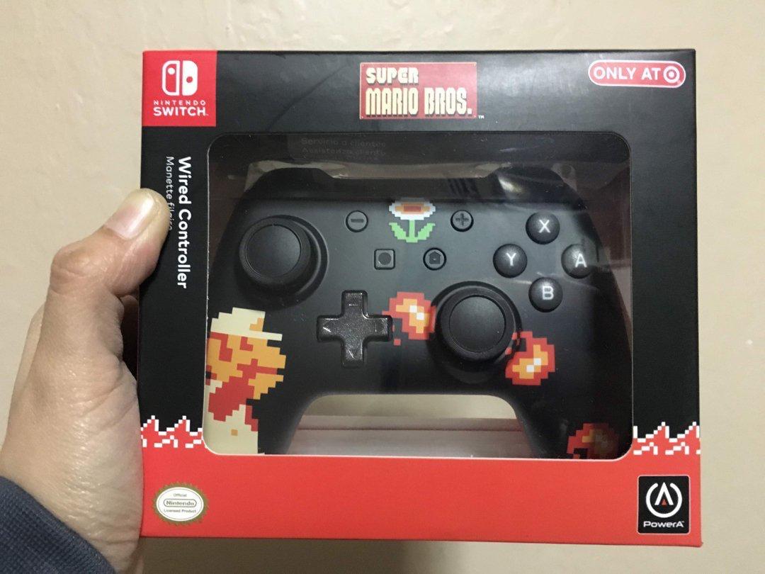 Limited Super Mario Bros Nintendo Switch Wired Controller, Video Gaming